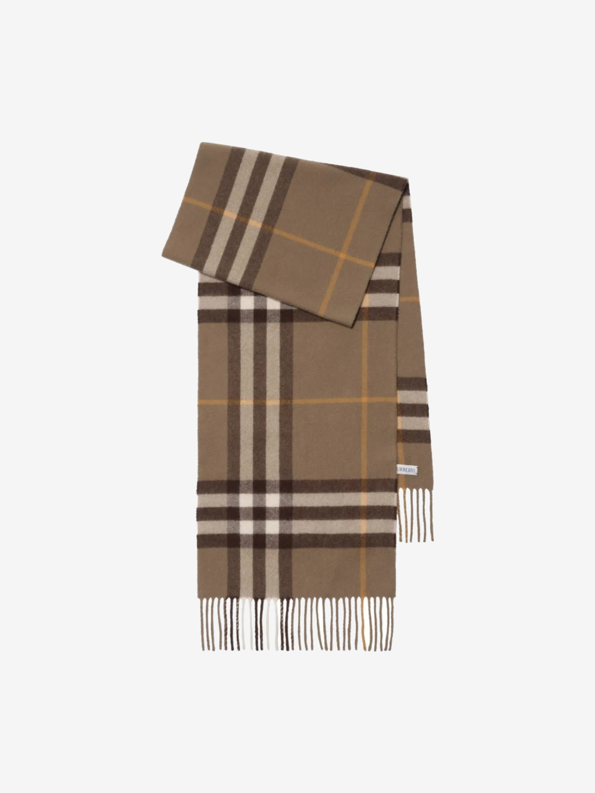 Brown scarf, front view