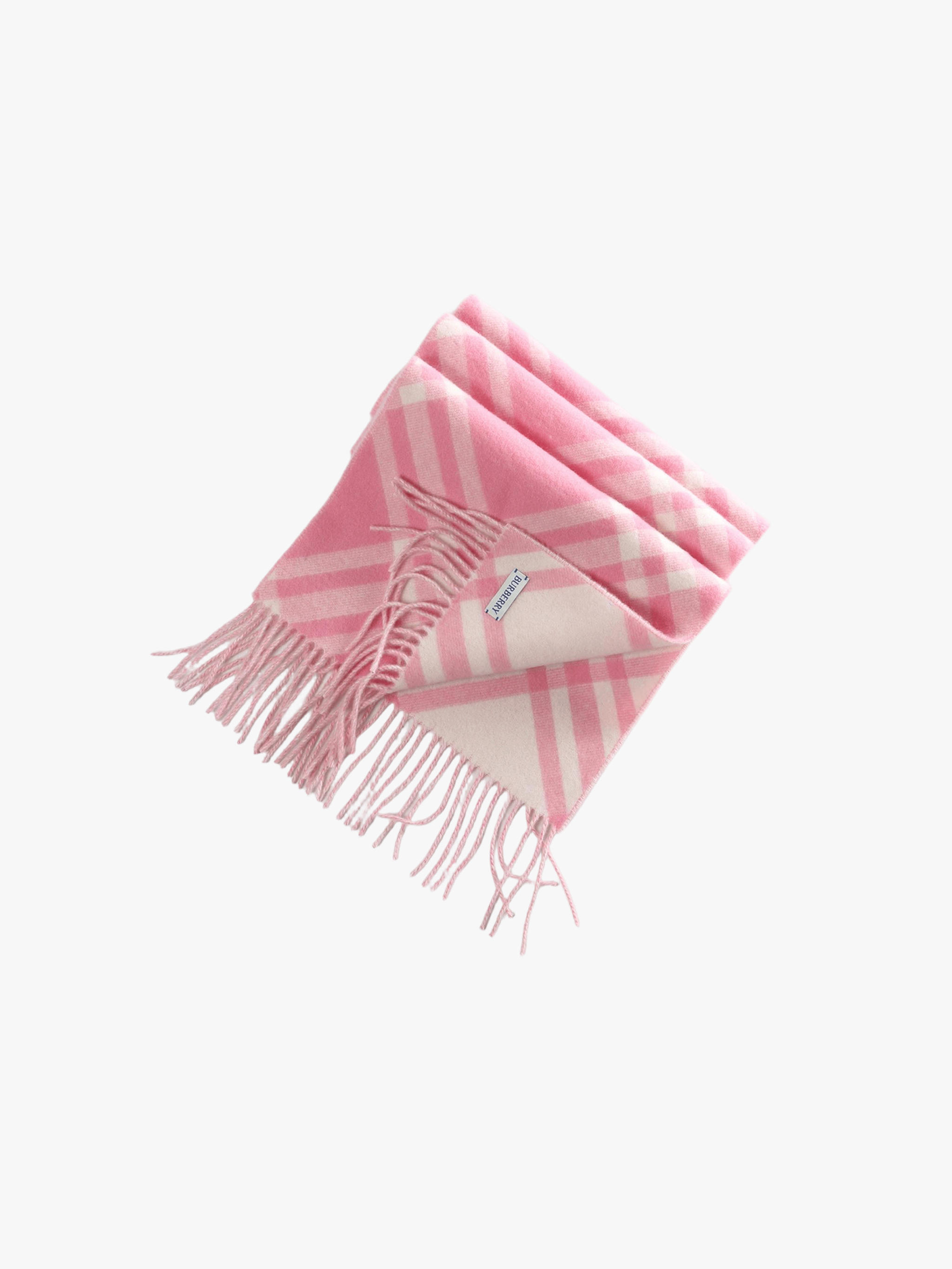 Pink scarf, front view