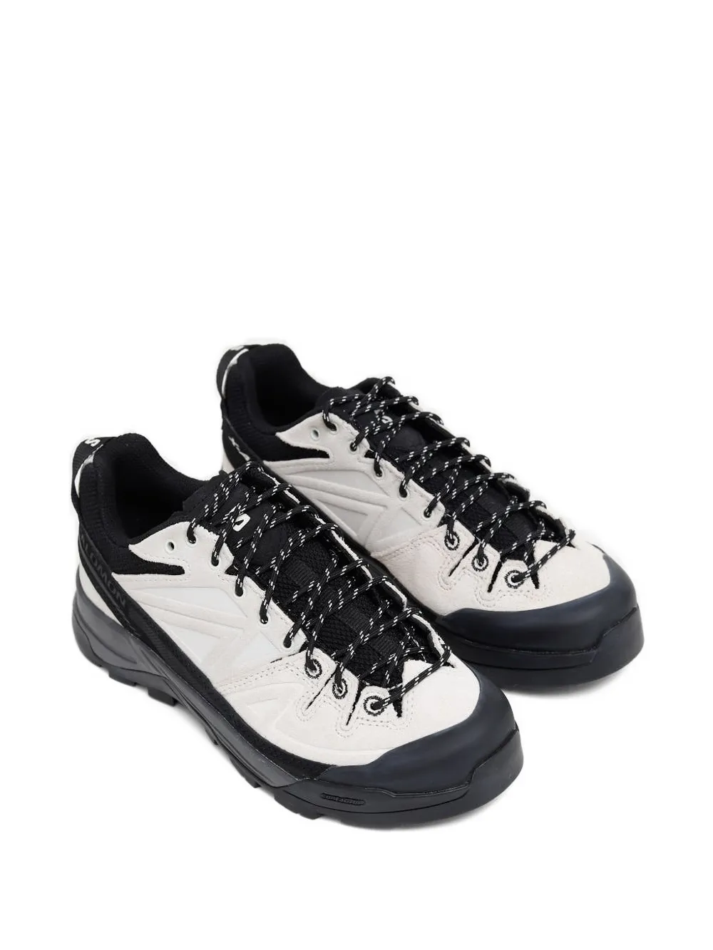 white sneakers, top view