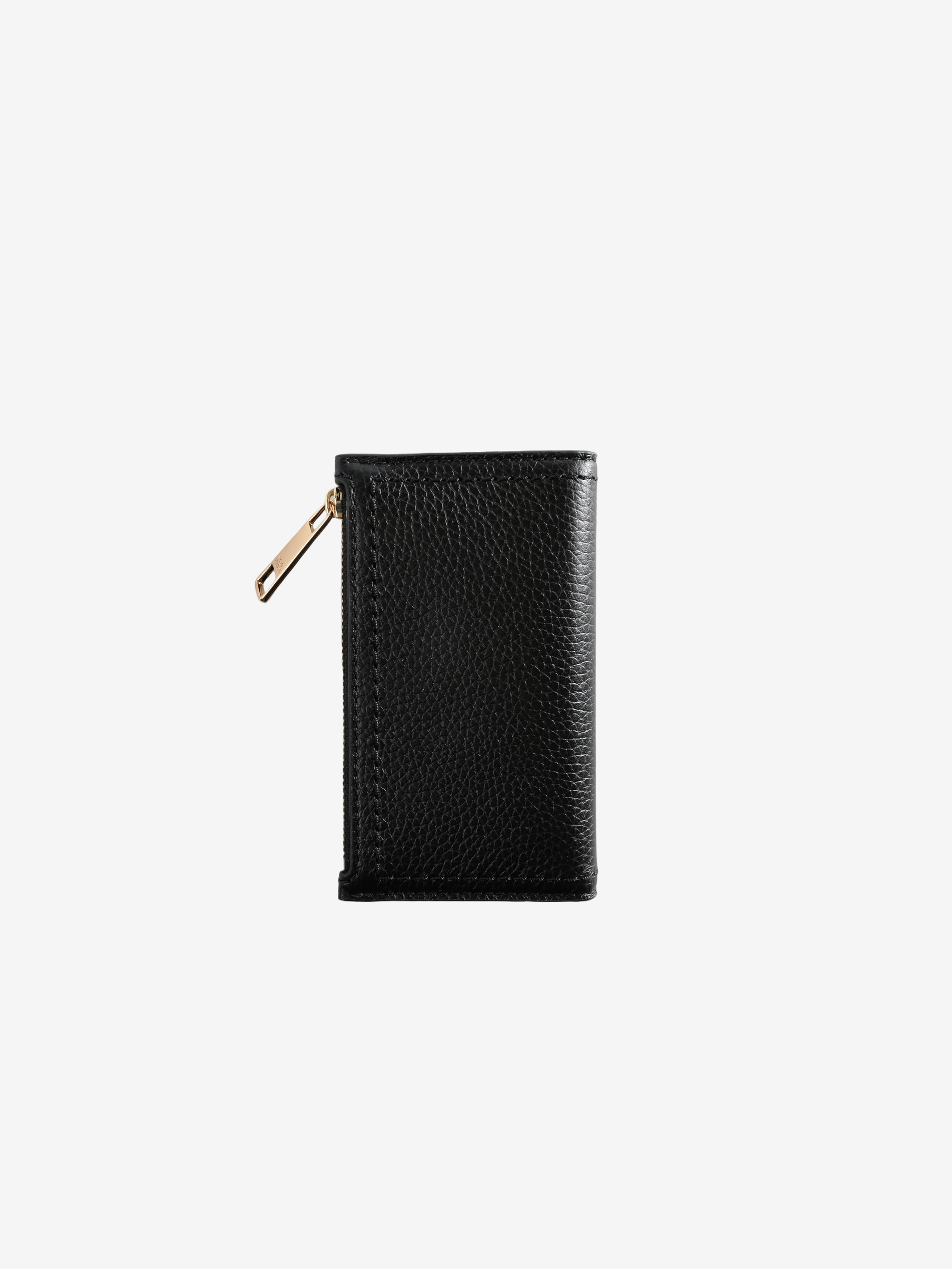 black wallet, back view
