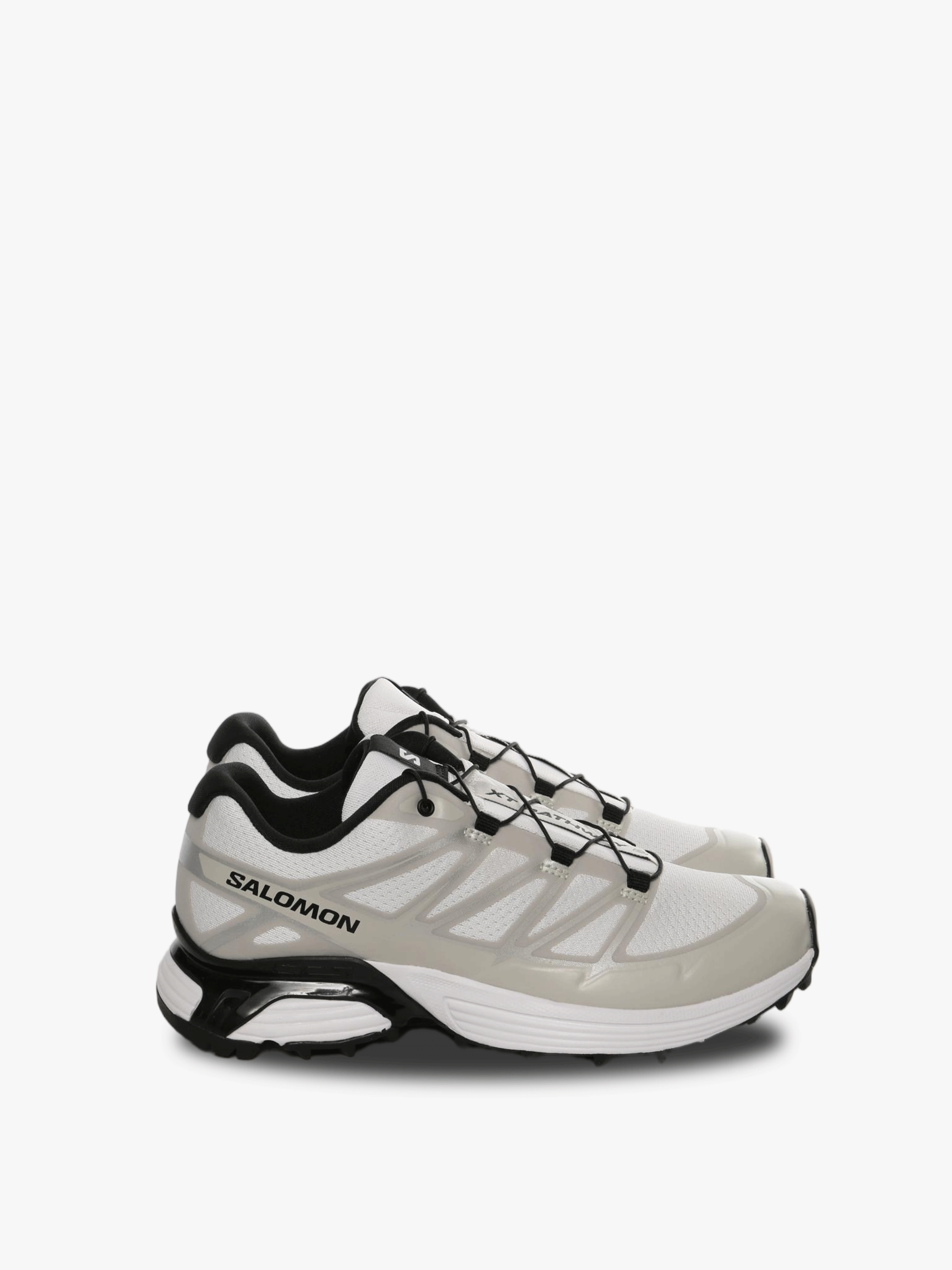 Grey sneakers, front view