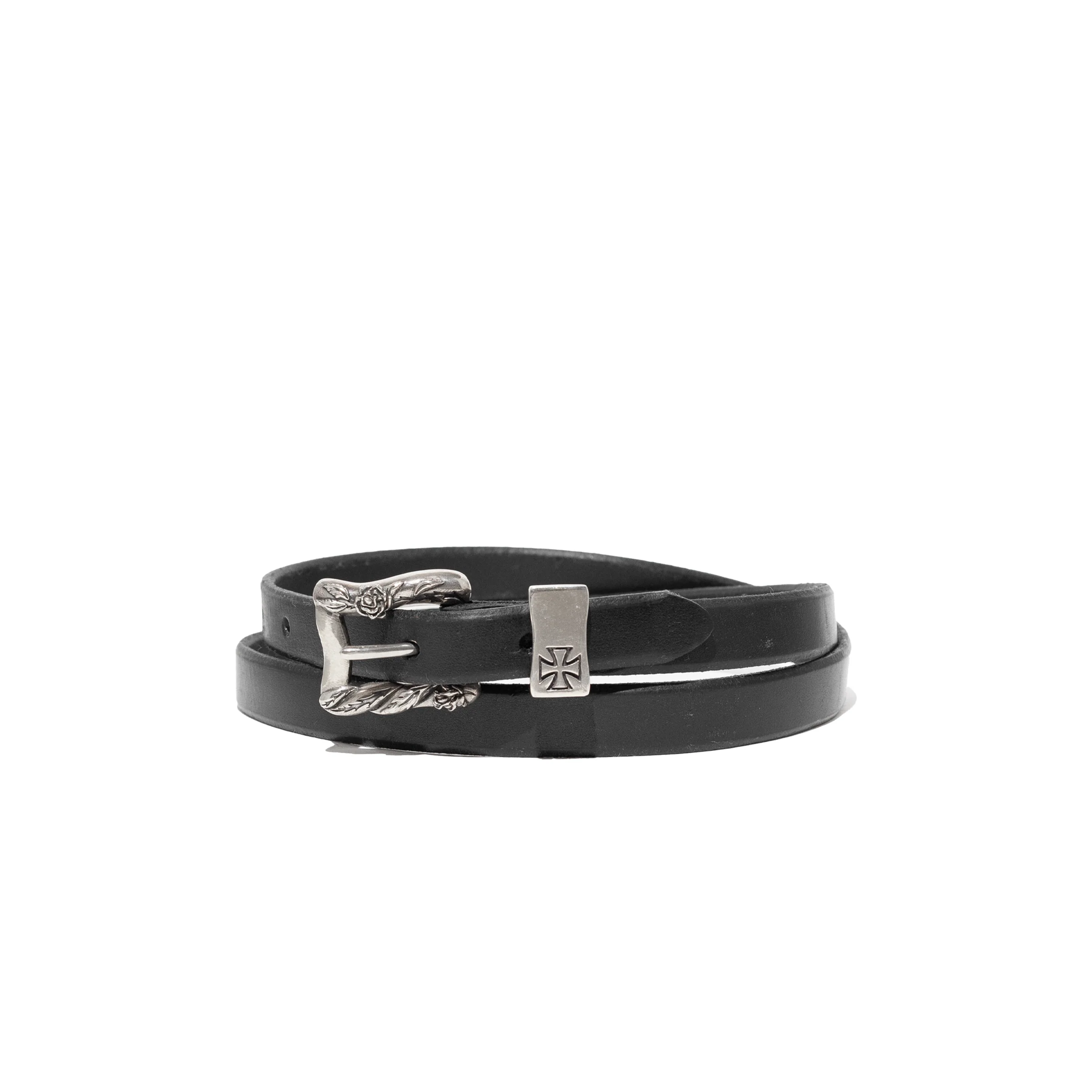 Black belt, front view