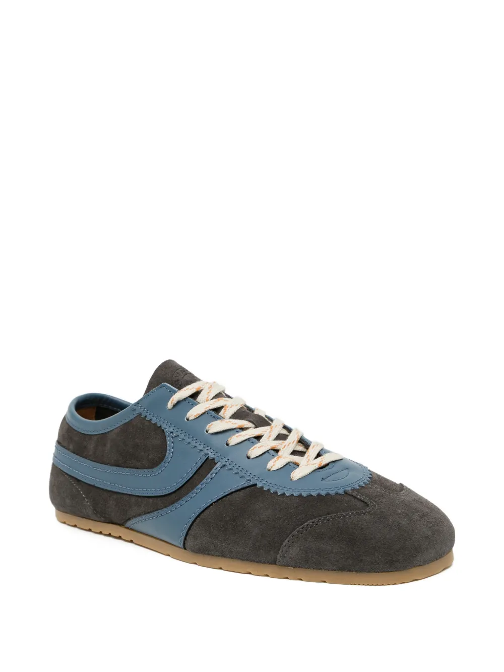 Grey shoes, side view