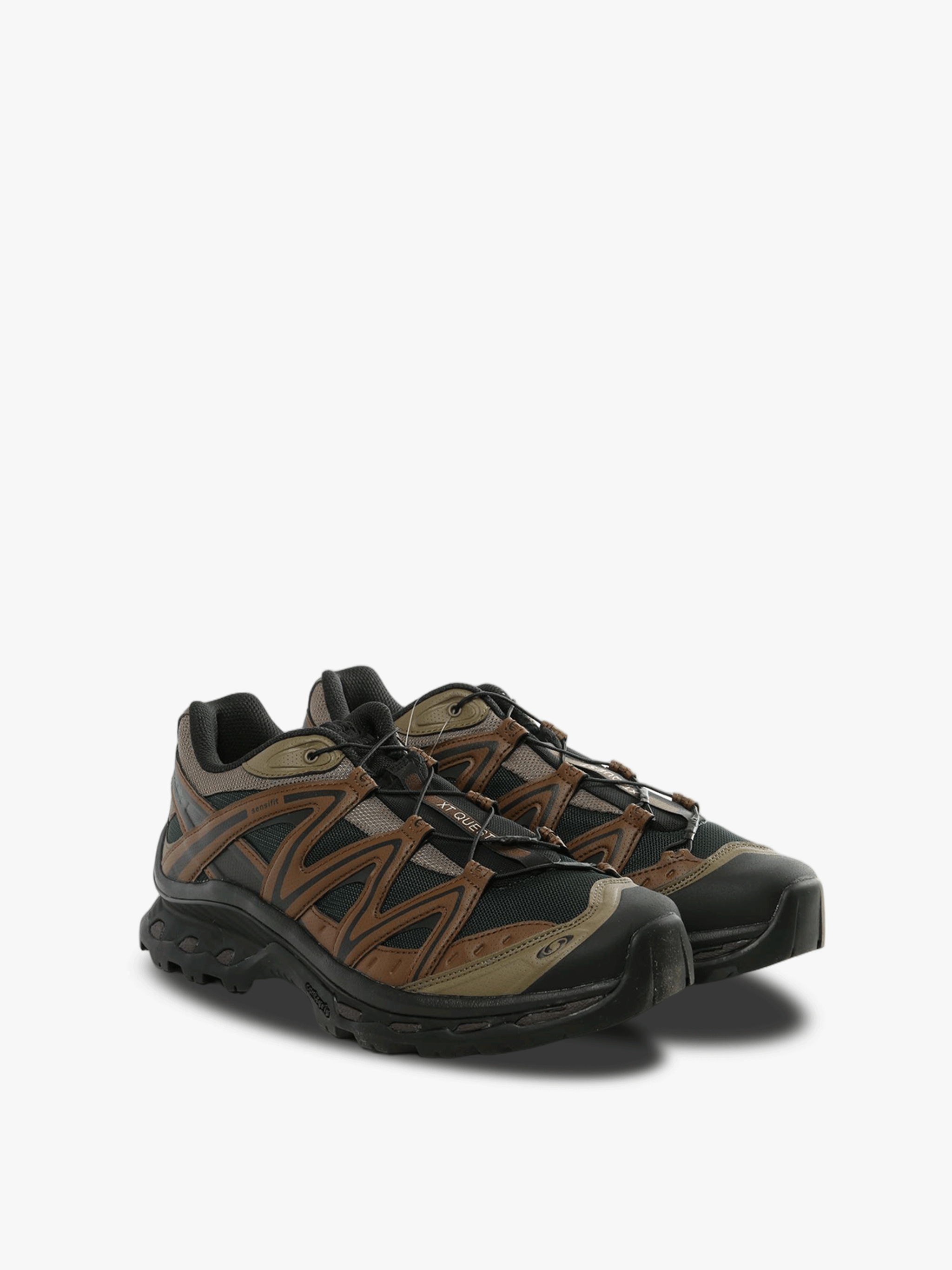 brown sneakers,side view