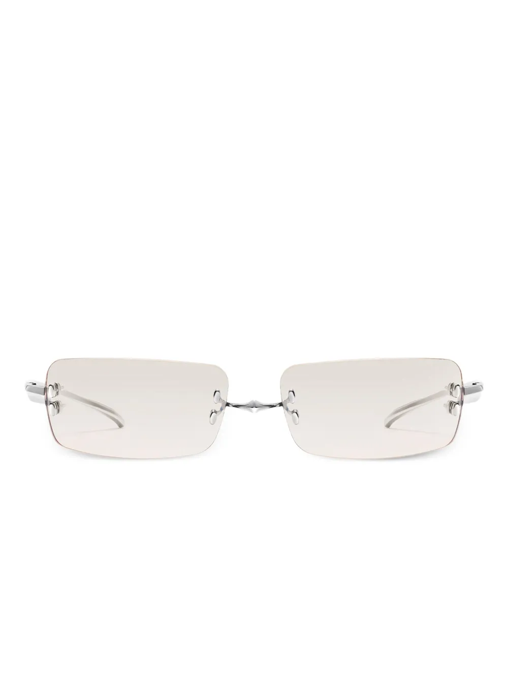 Silver sunglasses,front view